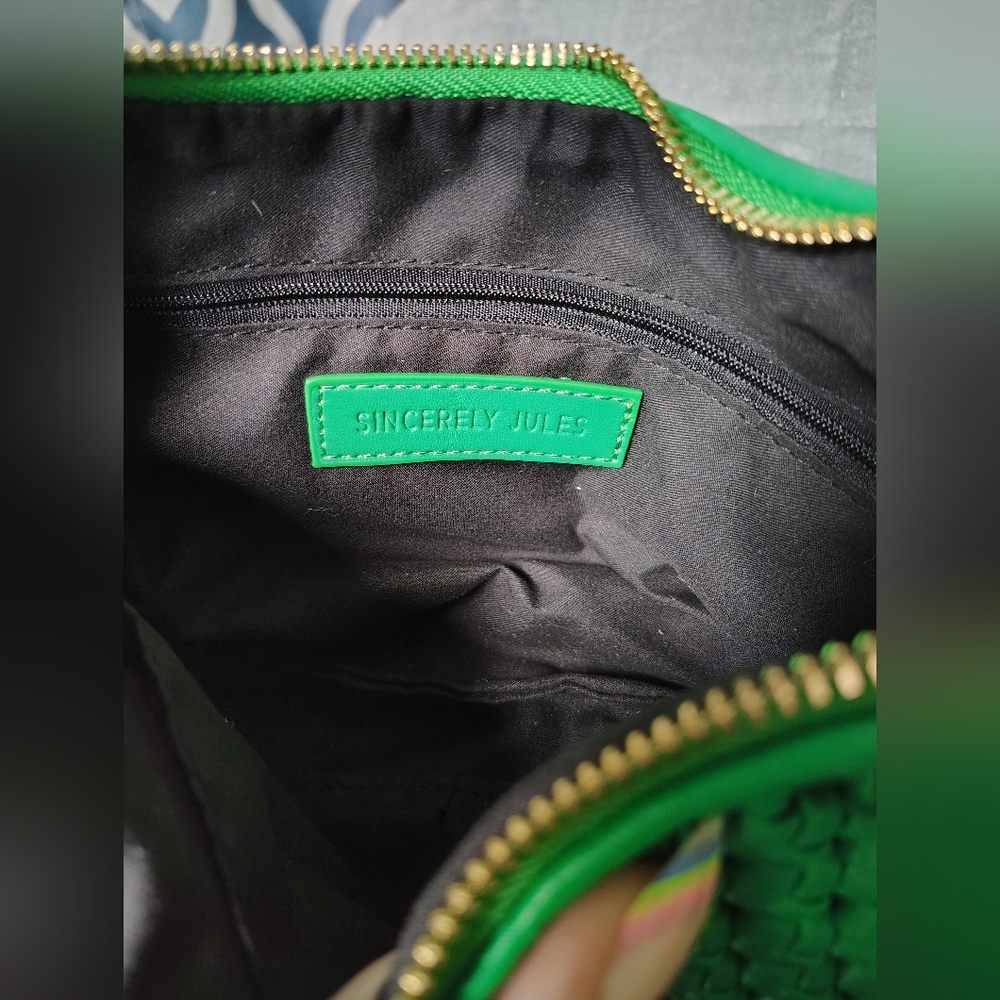Sincerely Jules Vibrant Green Shoulder Bag - Picture 5 of 8